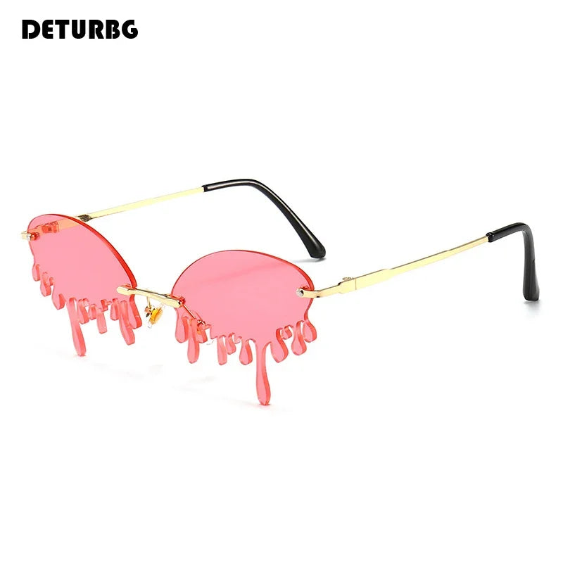 Funny Oval Tears Sunglasses Brand — Swuffy