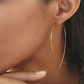 Dangle Hanging Long Drop Earrings — Swuffy