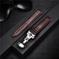 Smooth Calfskin Leather Watchband Straps — Swuffy
