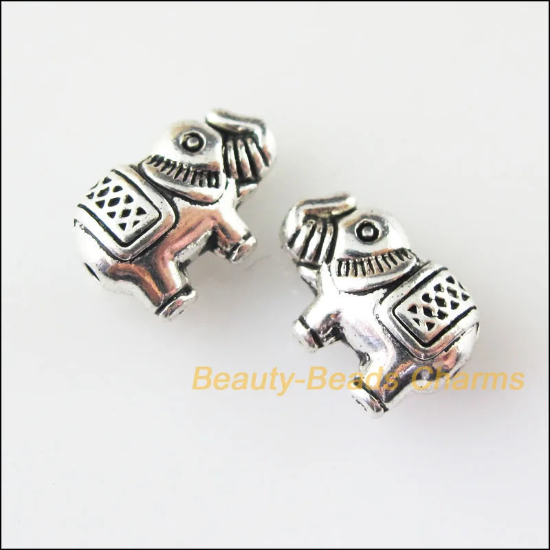 Elephant Charms Tibetan Silver Tone — Swuffy