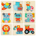 3D Wooden Animal Puzzle Toy — Swuffy