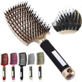 Nuvora Hair Brush Scalp Massage Comb Hairbrush Bristle&Nylon — Nuvora