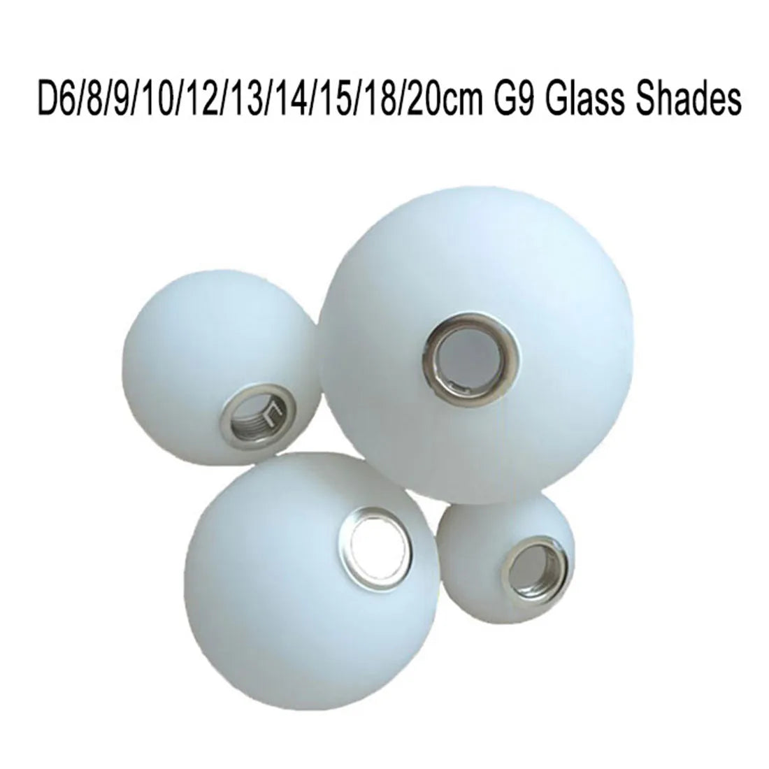 Frosted White Glass Lamp Shade — Swuffy