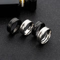 Men's 8mm Matte Black Wedding Ring — Swuffy