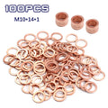 Solid Copper Washers Flat Ring — Swuffy