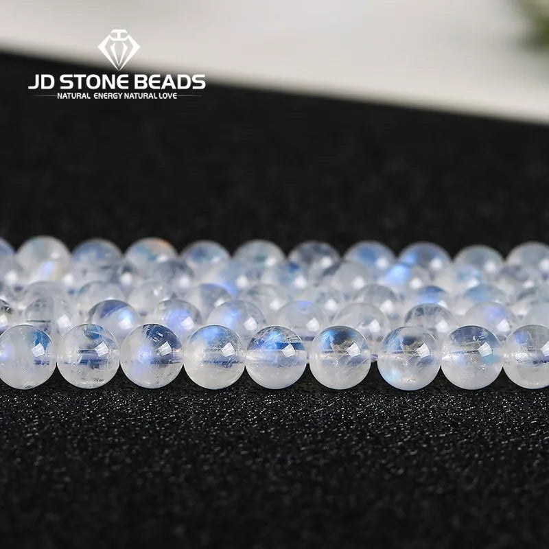 Natural Blue Flash Moonstone Beads — Swuffy