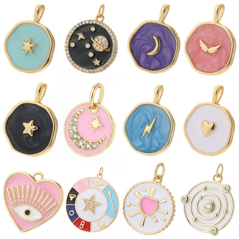 Moon Star Heart Charms — Swuffy