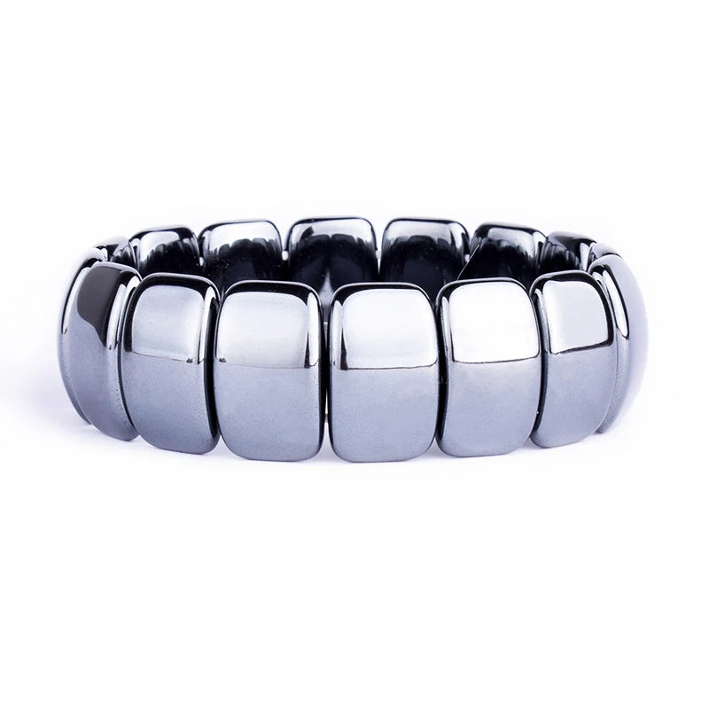 Hematite Charm Bracelets Nature Polish — Swuffy
