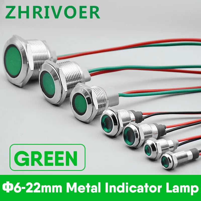 Vwaterproof Metal LED Warning Indicator — Swuffy