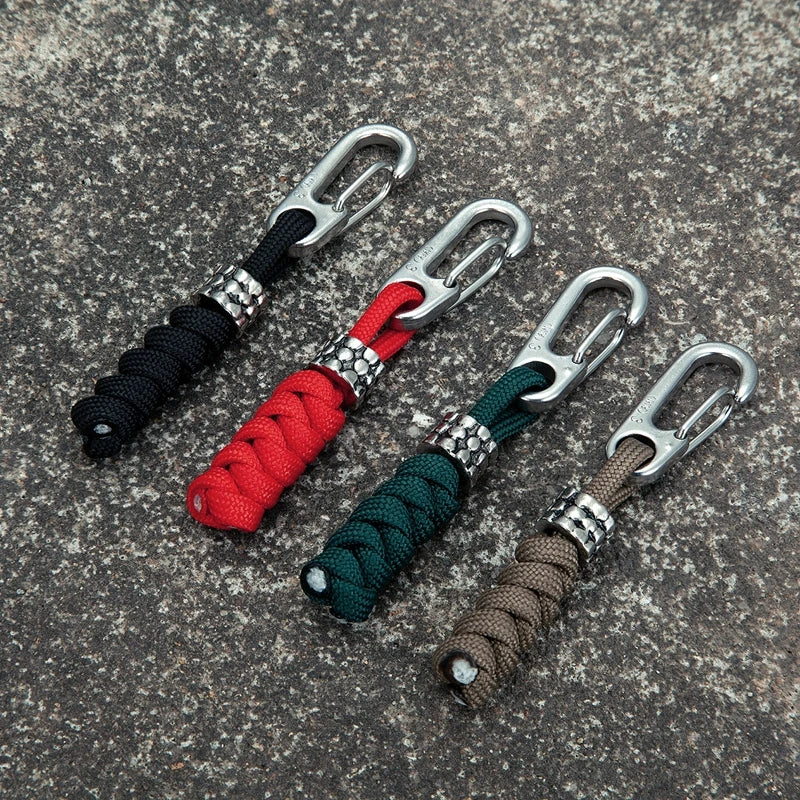 Paracord Keychain Outdoor Climbing Metal — Swuffy