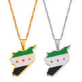 Anniyo Syria Map Flag Charms — Swuffy