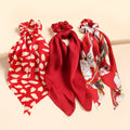 Satin Hair Scrunchies Girls Bow — Swuffy