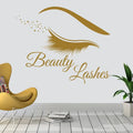 Modern Lashes Eyelashes Wall Sticker — Swuffy