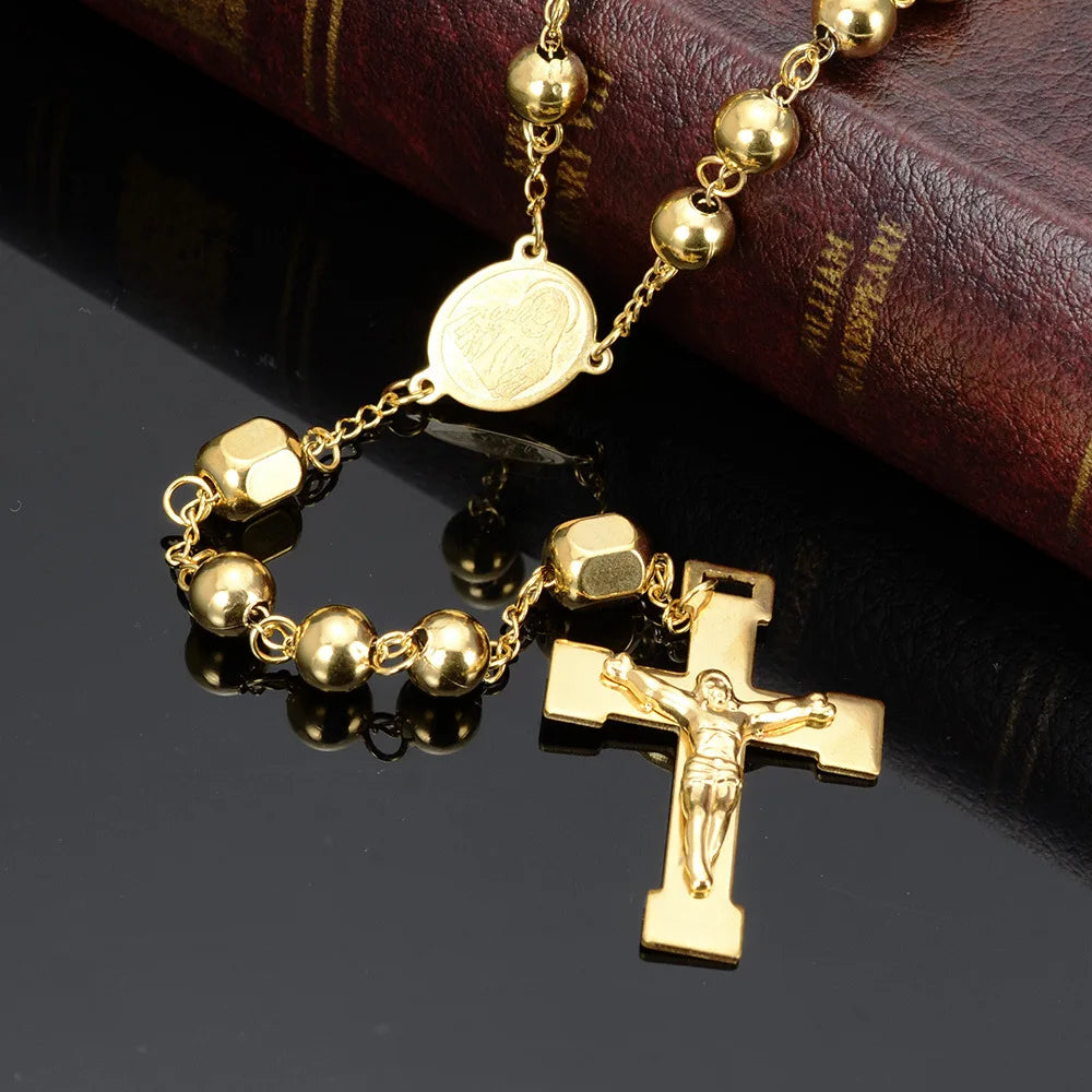 Graceful Stainless Steel Rosary Beads — Swuffy