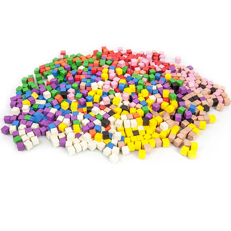 Lots Wood Cubes Dice Chess — Swuffy