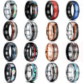 Black Stainless Steel Rings Hawaiian — Swuffy