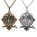 Owl Aromatherapy Locket Necklace Essential — Swuffy