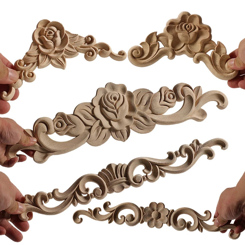 Unpainted Exquisite Classical Wood Decal — Swuffy