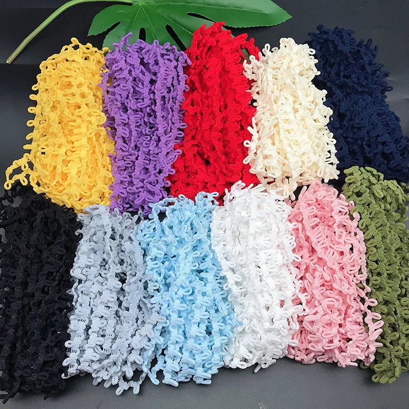 Yards Button Ring Elastic Lace — Swuffy