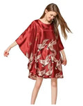 Summer Chinese Satin Robe Dress — Swuffy