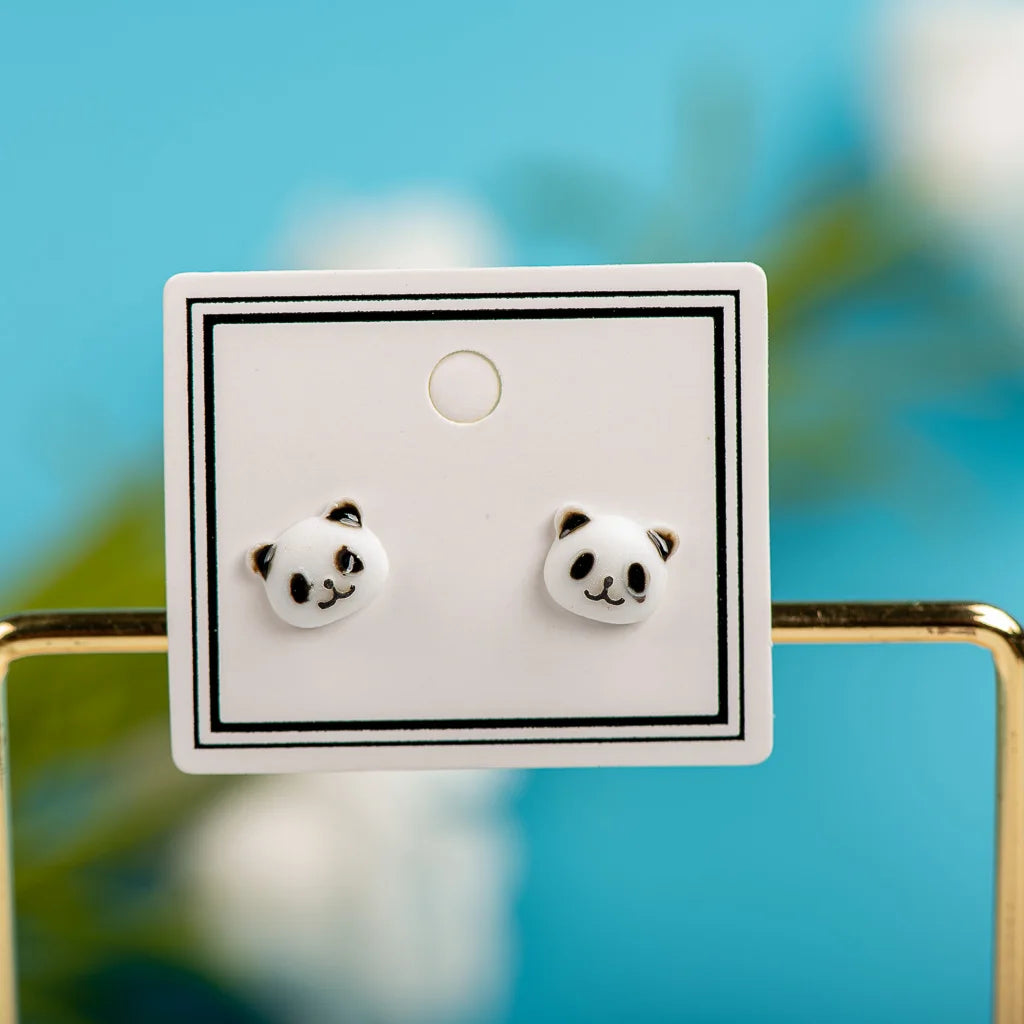 Porcelain Multicolor Ceramic Earrings Anti — Swuffy