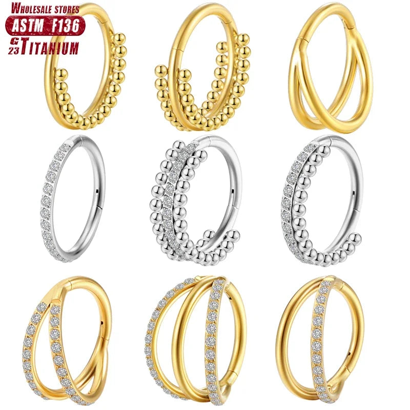 Titanium Nasal Septum Ring Piercing — Swuffy
