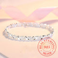 Sterling Silver Cz Zircon Bracelet — Swuffy