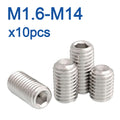 Nuvora Lot Hex Socket Set Screw Cup Point — Nuvora