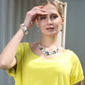Meicem Round Woman Wedding Necklace — Swuffy