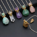 Natural Perfume Bottle Pendant Necklace — Swuffy