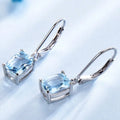 Fashionable Simple Blue Topaz Pendant — Swuffy