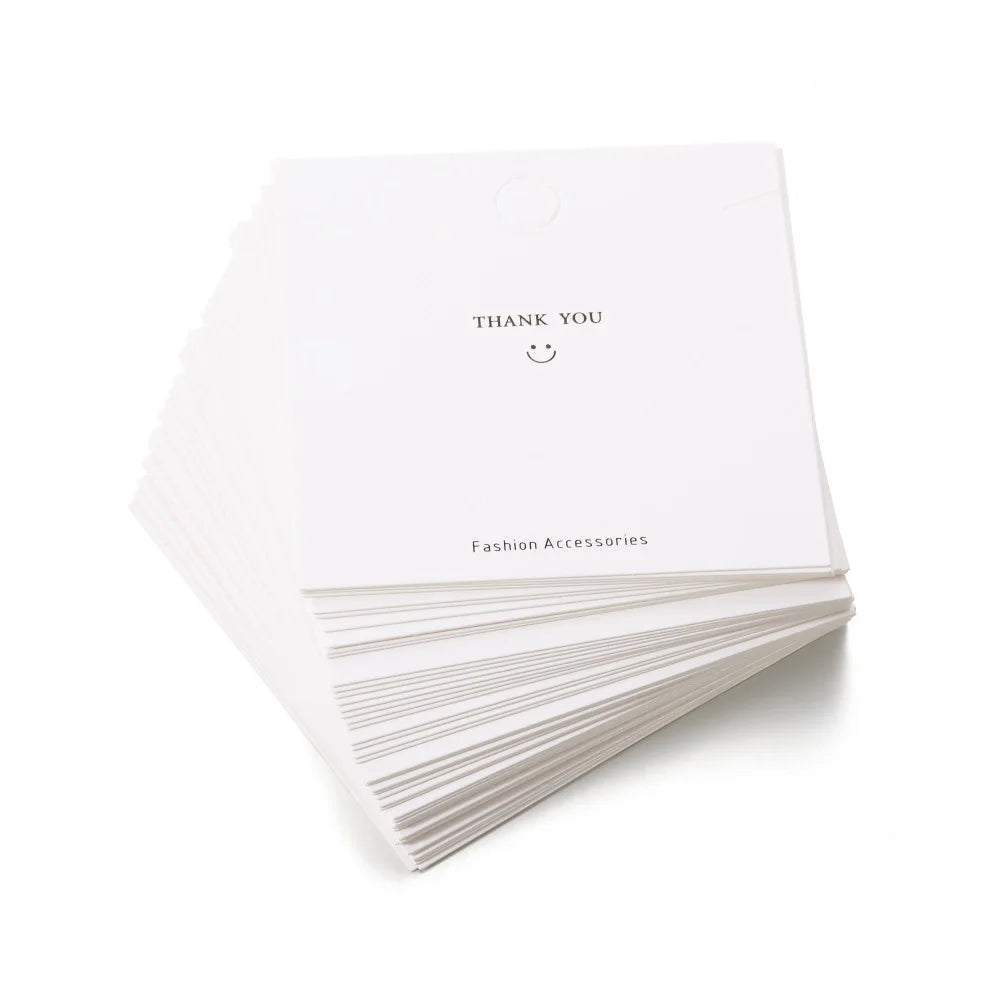 Square Display Cards Earrings Necklaces — Swuffy