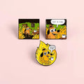 Cartoon Humor Enamel Pins Dog — Swuffy