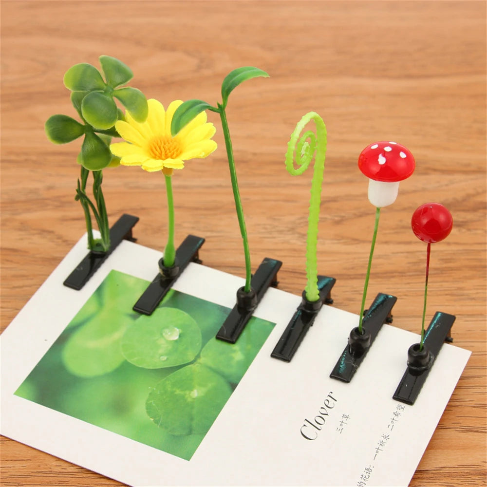 Novelty Bean Sprouts Hair Clips — Swuffy