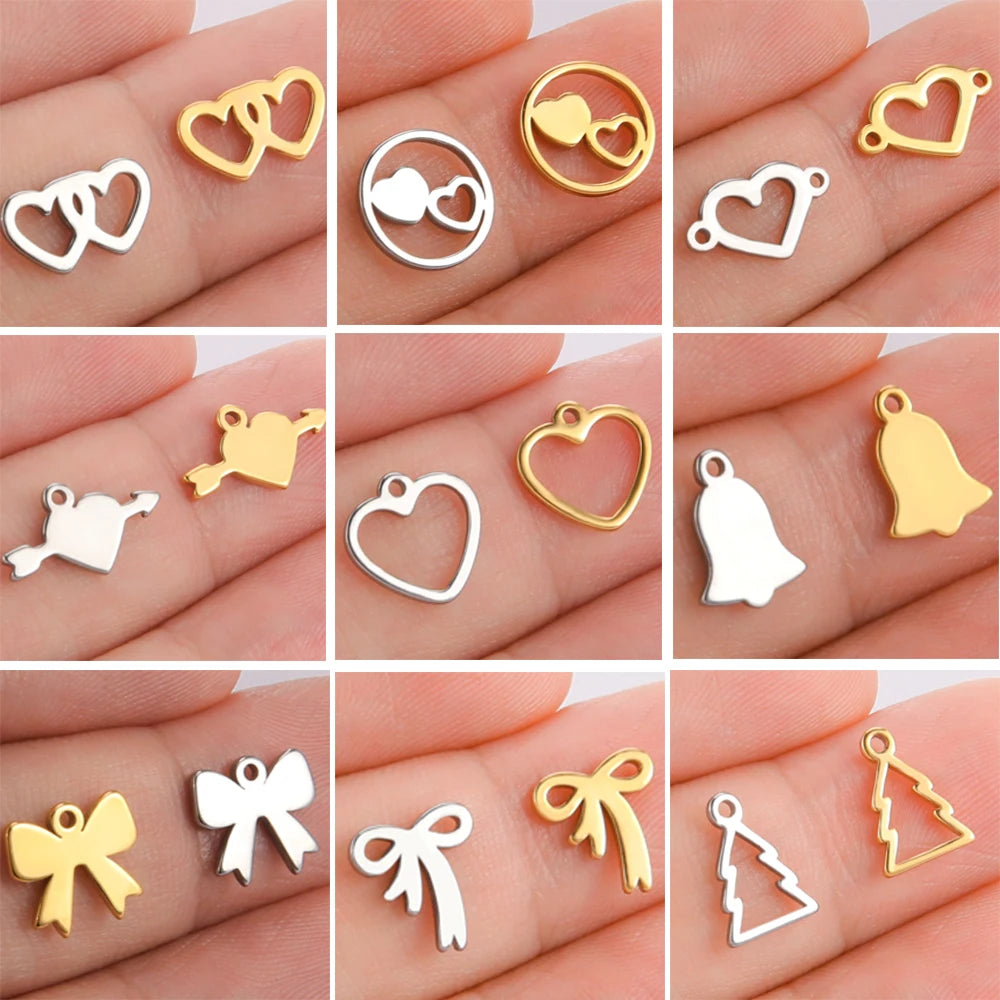 Stainless Steel Charms Jewelry Making — Swuffy