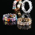 Kinel Square Natural Zircon Rings — Swuffy