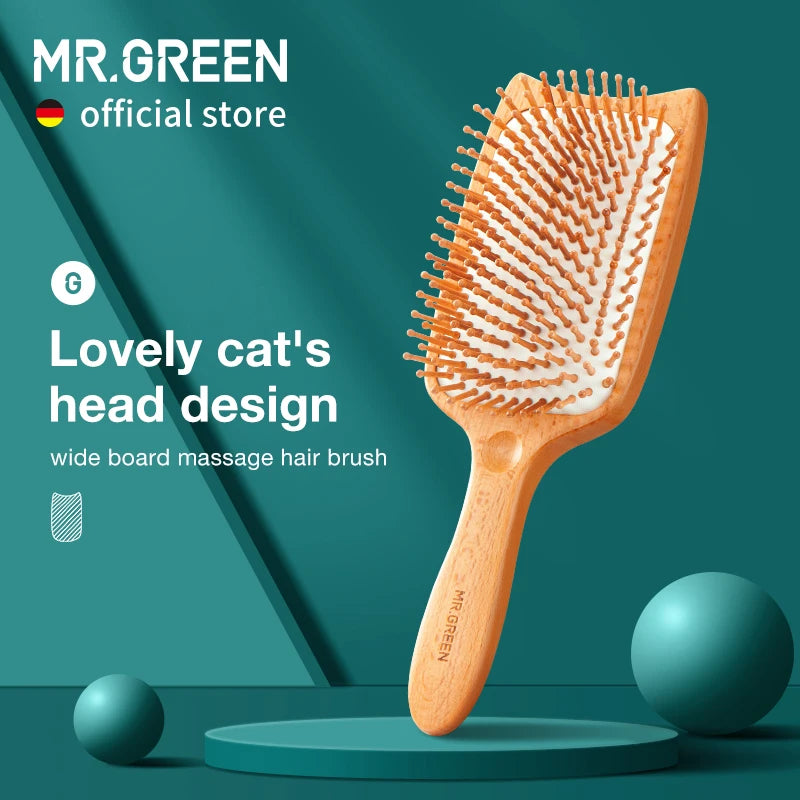 Mr Green Hair Brush Wide — Swuffy