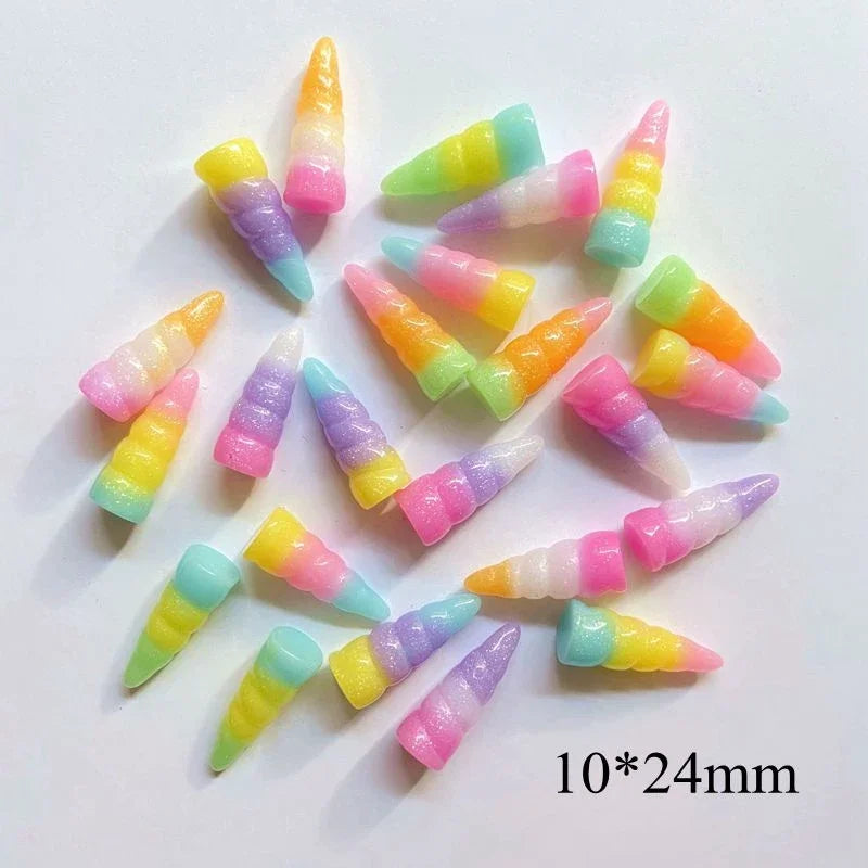 Rainbow Gold Unicorn Corn Button — Swuffy