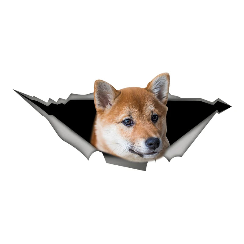 Shiba Inu Dog Car Sticker — Swuffy