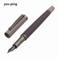 Gray Colors Metal Fountain Pen — Swuffy