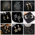 Star Pendants Hanging Earrings Hiphop — Swuffy