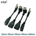 USB Male Female Angled Extension — Swuffy