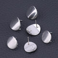 Stainless Steel Circle Earring Posts — Swuffy