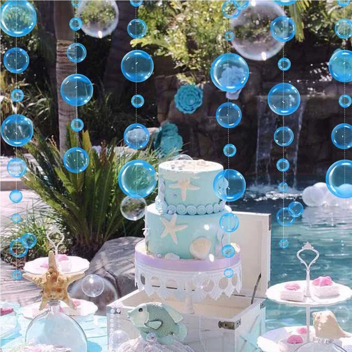 Ocean Theme Bubble Garlands Mermaid — Swuffy