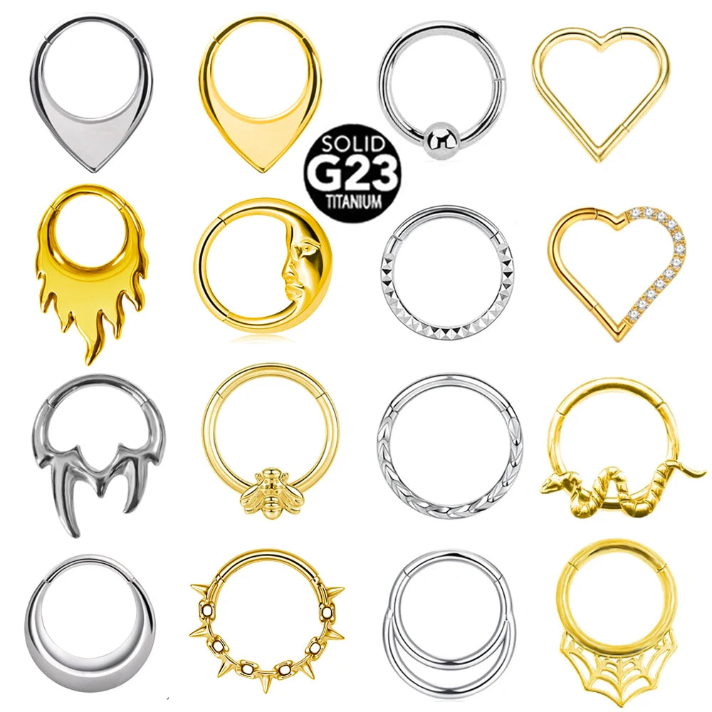 Titanium Bee Septum Nose Ring — Swuffy