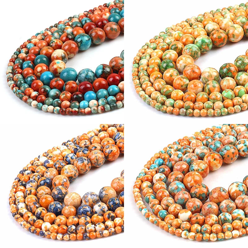 Orange Natural Stone Rain Flower — Swuffy