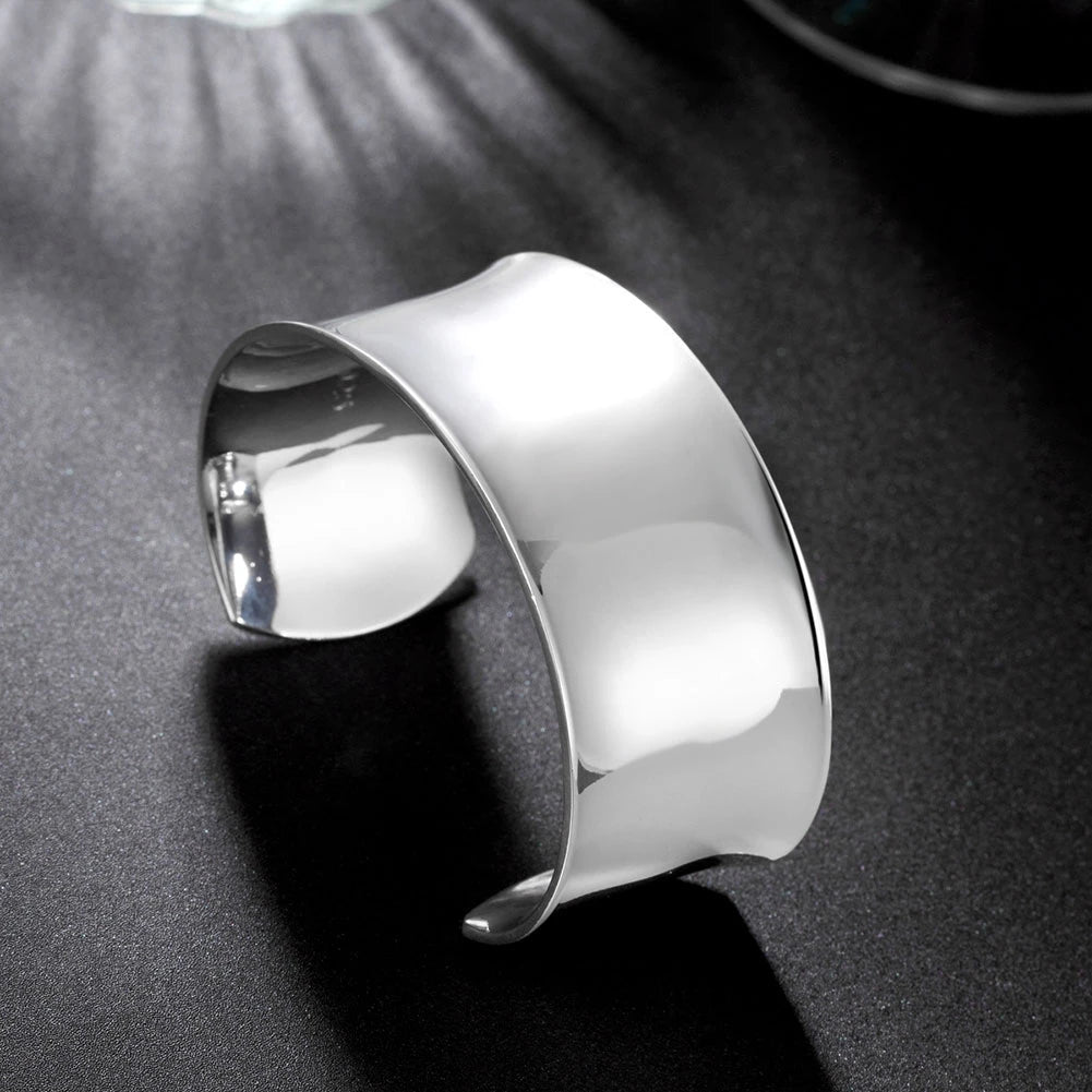 Sterling Silver Charm Smooth Wide — Swuffy