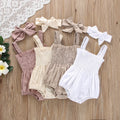 Summer Baby Girls Suspender Jumpsuit — Swuffy