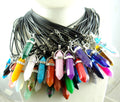 Hexagonal Column Necklaces Natural Stone — Swuffy