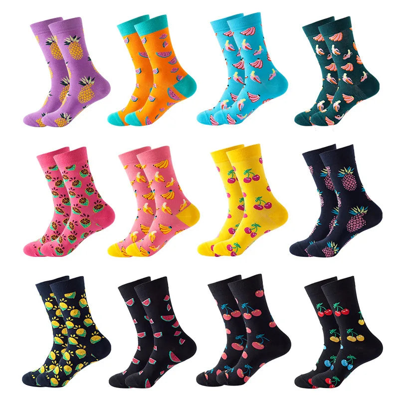 Couples Happy Funny Socks Cotton — Swuffy